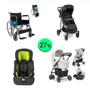 Pallet de 14 productos de Bebé y cuidado personal sin revisar