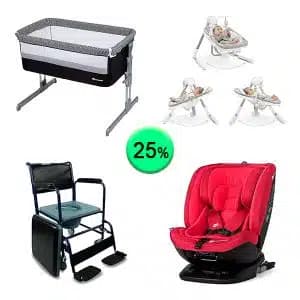 Pallet de 18 productos de Bebé y cuidado personal sin revisar