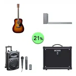 Pallet de 17 productos de Sonido y oficina sin revisar