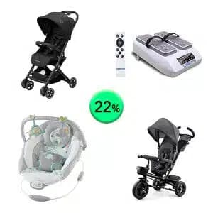 Pallet de 24 productos de Bebé y cuidado personal sin revisar