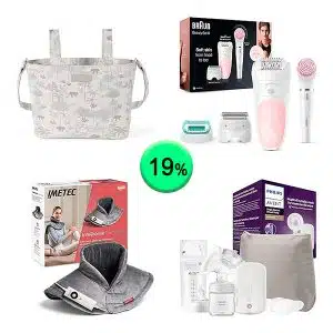 Caja de 36 productos de Bebé y Cuidado Personal sin revisar