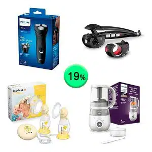 Caja de 46 productos de Bebé y cuidado personal sin revisar