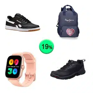 Caja de 35 artículos de Ropa y deporte sin revisar