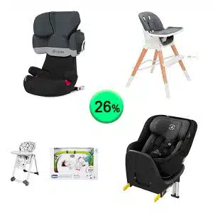 Pallet de 17 productos de Bebé y cuidado personal sin revisar