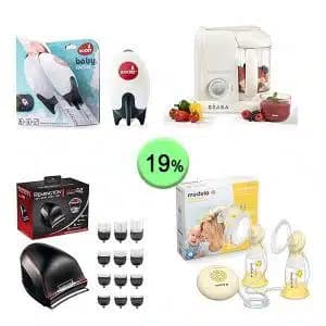 Caja de 46 productos de Bebé y Cuidado Personal sin revisar