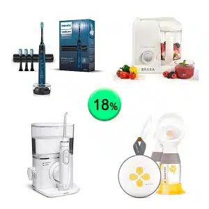 Caja de 29 productos de Bebé y Cuidado Personal sin revisar