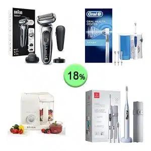 Caja de 54 productos de Bebé y cuidado personal sin revisar