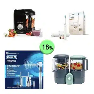 Caja de 45 productos de Bebé y cuidado personal sin revisar