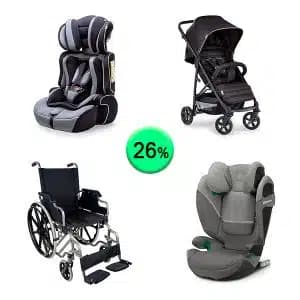 Pallet de 19 productos de Bebé y cuidado personal sin revisar