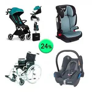Pallet de 16 productos de Bebé y cuidado personal sin revisar