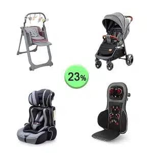 Pallet de 20 productos de Bebé y cuidado personal sin revisar