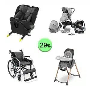 Pallet de 6 productos de Bebé y cuidado personal sin revisar