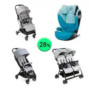 Pallet de 16 productos de Bebé y cuidado personal sin revisar