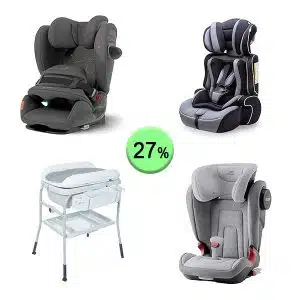 Pallet de 15 productos de Bebé y cuidado personal sin revisar