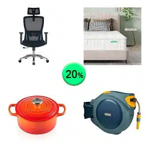 Pallet de 21 Muebles y Hogar Sin Revisar