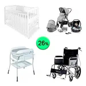 Pallet de 14 productos de Bebé y Cuidado Personal Sin Revisar