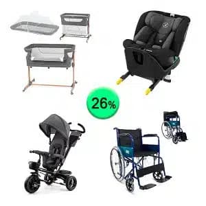 Pallet de 13 productos de Bebé y cuidado personal sin revisar