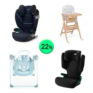 Pallet de 23 productos de Bebé y cuidado personal sin revisar