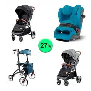 Pallet de 21 productos de Bebé y cuidado personal sin revisar