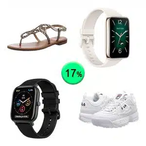Caja de 41 productos de Ropa y Smartwatch Sin Revisar