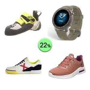 Caja de 34 artículos de Ropa y deporte sin revisar