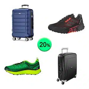 Pallet de 76 Maletas y Deporte Sin Revisar