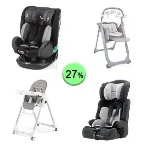 Pallet de 23 productos de Bebé y cuidado personal sin revisar