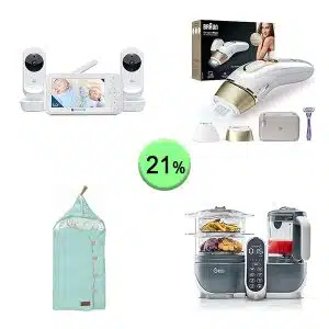 Caja de 20 productos de Bebé y cuidado personal sin revisar