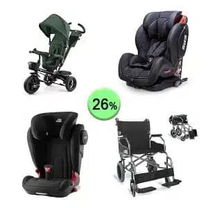 Pallet de 19 productos de Bebé y cuidado personal sin revisar