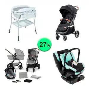 Pallet de 18 productos de Bebé y cuidado personal sin revisar