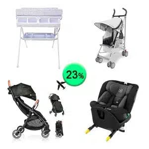 Pallet de 20 productos de Bebé y cuidado personal sin revisar