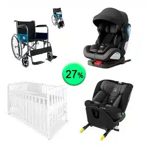 Pallet de 15 productos de Bebé y cuidado personal sin revisar