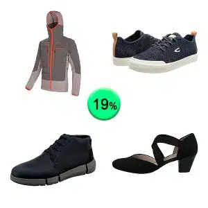 Caja de 32 artículos de Ropa y deporte sin revisar