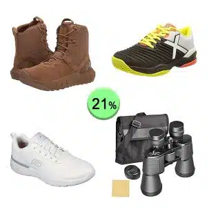 Caja de 34 artículos de Ropa y deporte sin revisar