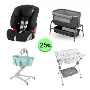Pallet de 13 productos de Bebé y cuidado personal sin revisar