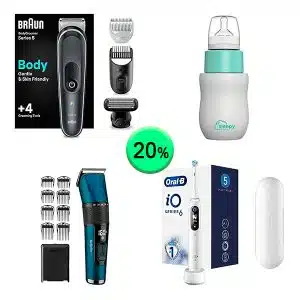 Caja de 41 productos de Bebé y Cuidado Personal sin revisar