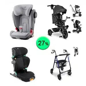 Pallet de 18 productos de Bebé y cuidado personal sin revisar