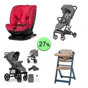 Pallet de 16 productos de Bebé y cuidado personal sin revisar