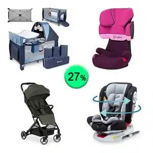 Pallet de 16 productos de Bebé y cuidado personal sin revisar