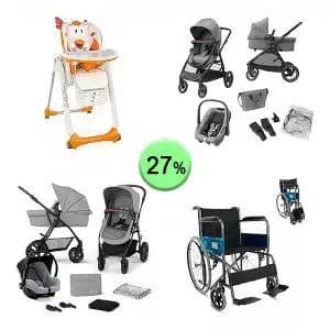 Pallet de 15 productos de Bebé y cuidado personal sin revisar