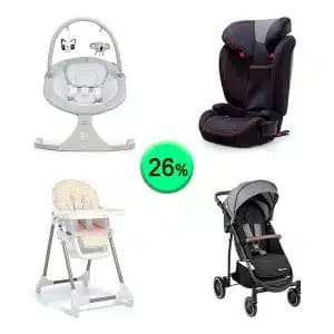 Pallet de 20 productos de Bebé y cuidado personal sin revisar