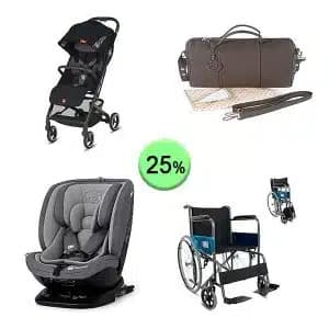 Pallet de 13 productos de Bebé y cuidado personal sin revisar
