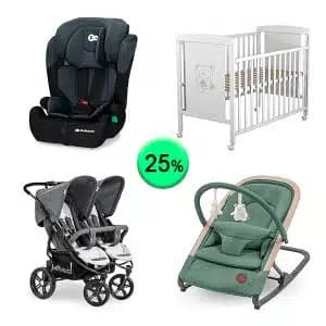 Pallet de 11 productos de Bebé y cuidado personal sin revisar