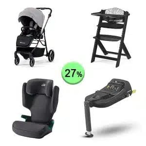 Pallet de 21 productos de Bebé y cuidado personal sin revisar