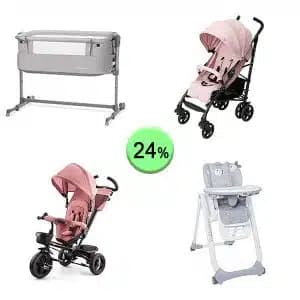 Pallet de 23 productos de Bebé y cuidado personal sin revisar
