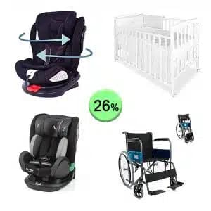 Pallet de 13 productos de Bebé y cuidado personal sin revisar