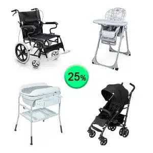 Pallet de 13 productos de Bebé y cuidado personal sin revisar