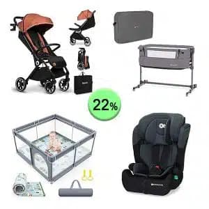 Pallet de 20 productos de Bebé y cuidado personal sin revisar