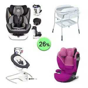 Pallet de 17 productos de Bebé y cuidado personal sin revisar