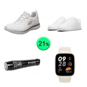 Caja de 35 productos de Ropa y deporte sin revisar